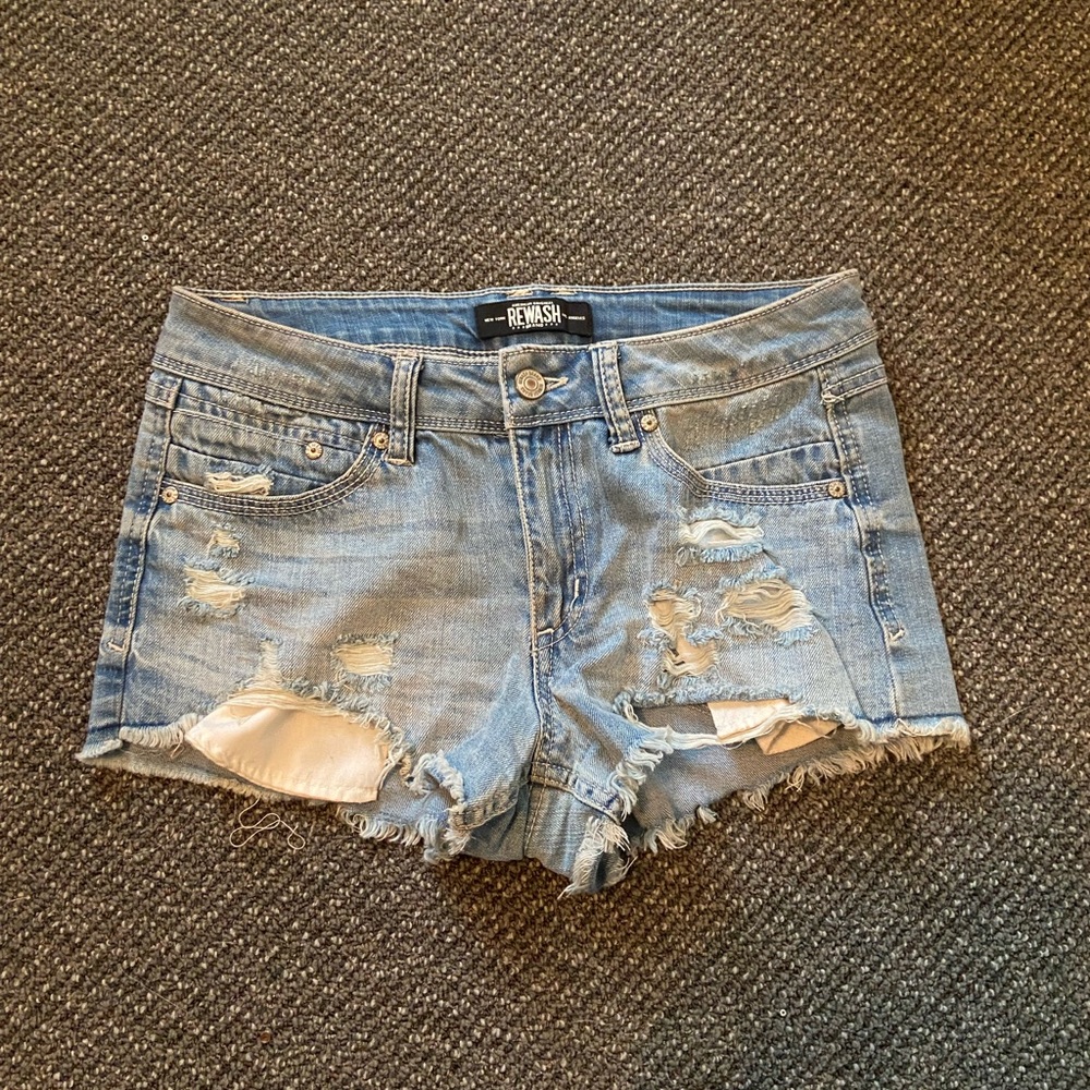 Denim shorts